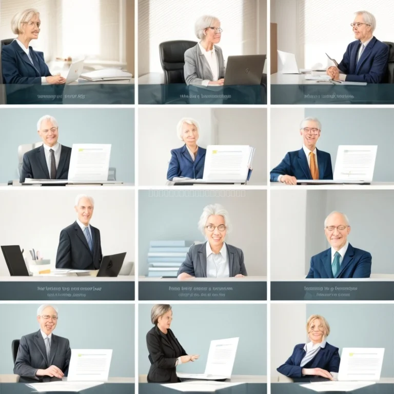 専門家と相談する高齢者の様子